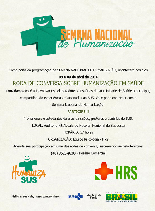 Semana Nacional de Humanização